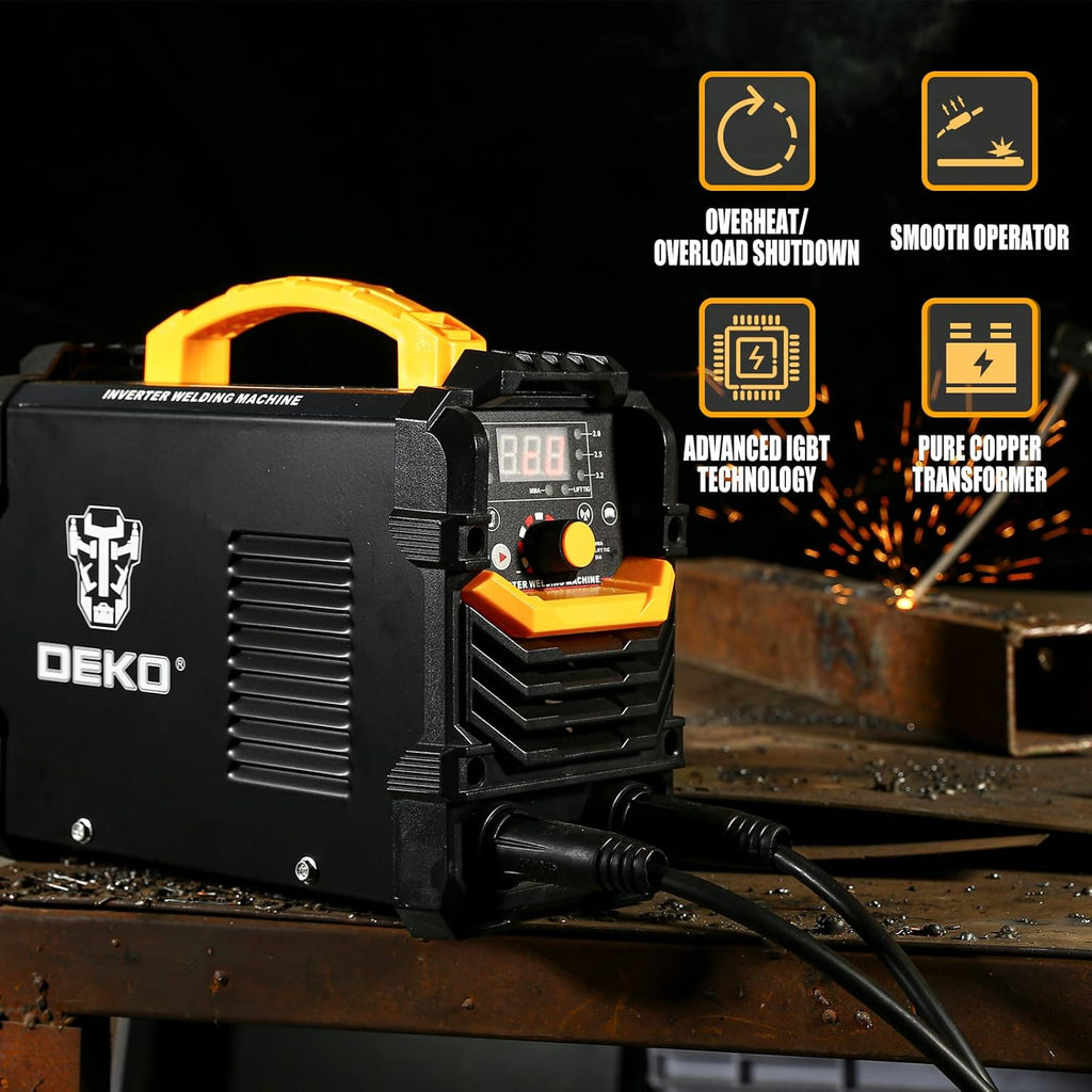 160A Stick ARC Welding Machine with Electrode Holder and Work Clamp X23287