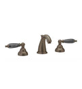 Black Marble Widespread Bathroom Sink Faucet X919