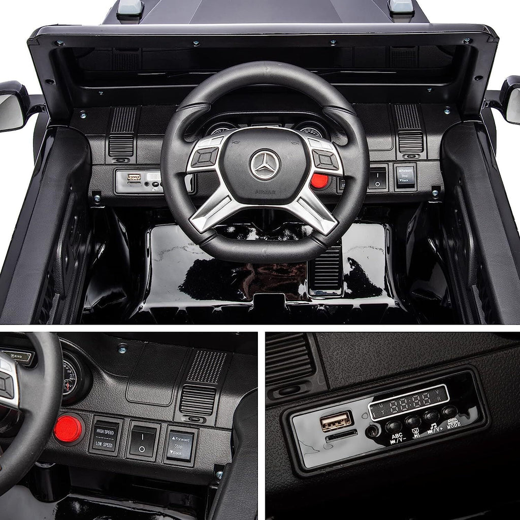 24V Powered Ride On Car with 6 Wheels, Remote Control, MP3 Player, Red C864