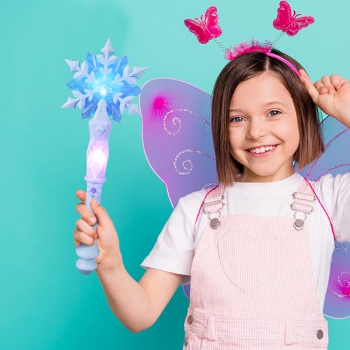 Light Up Wand Snowflake Princess Wands N7893
