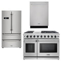 48 in. Gas Range, Dishwasher, Refrigerator Stainless Steel P265
