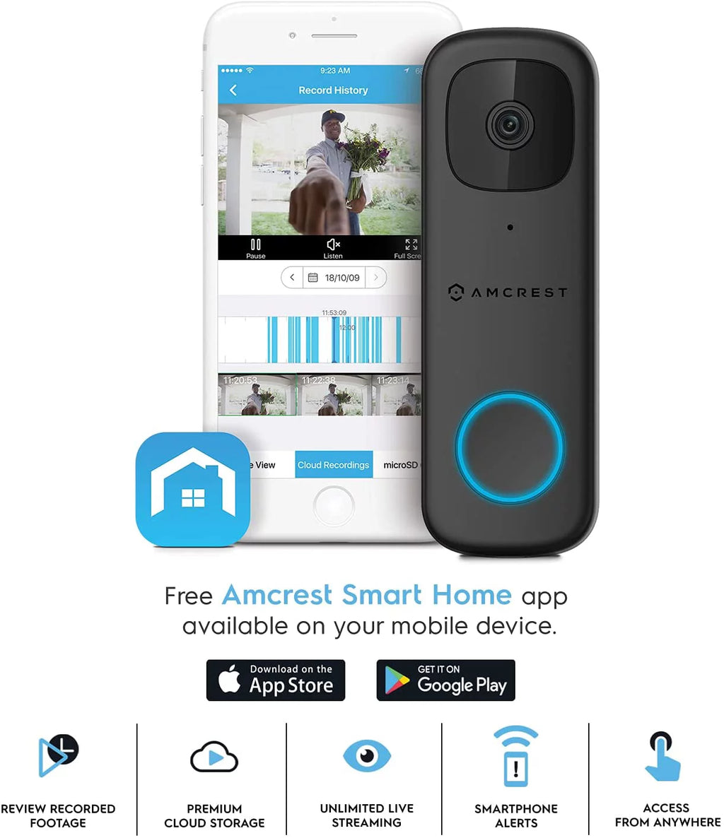4MP Video Doorbell Camera E5591