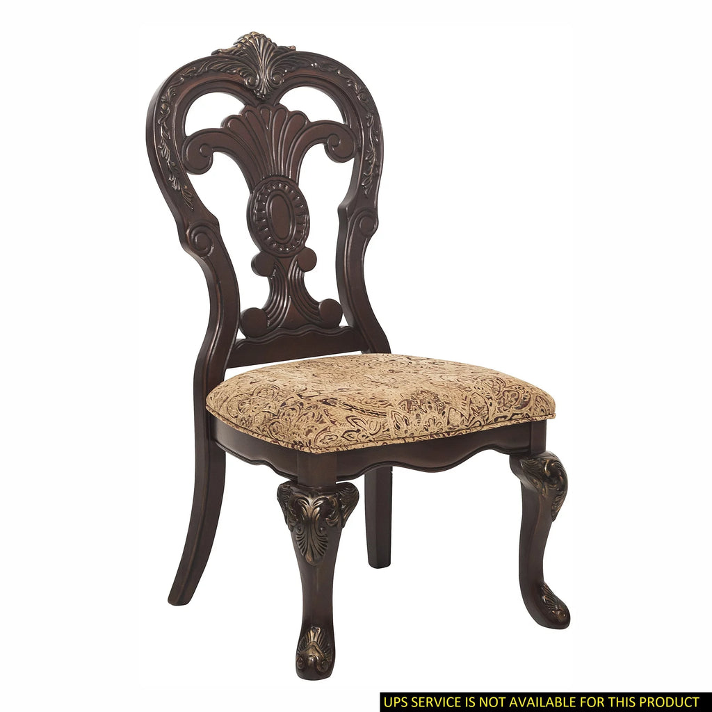 2pc Fabric Upholstered Side Chairs R1248