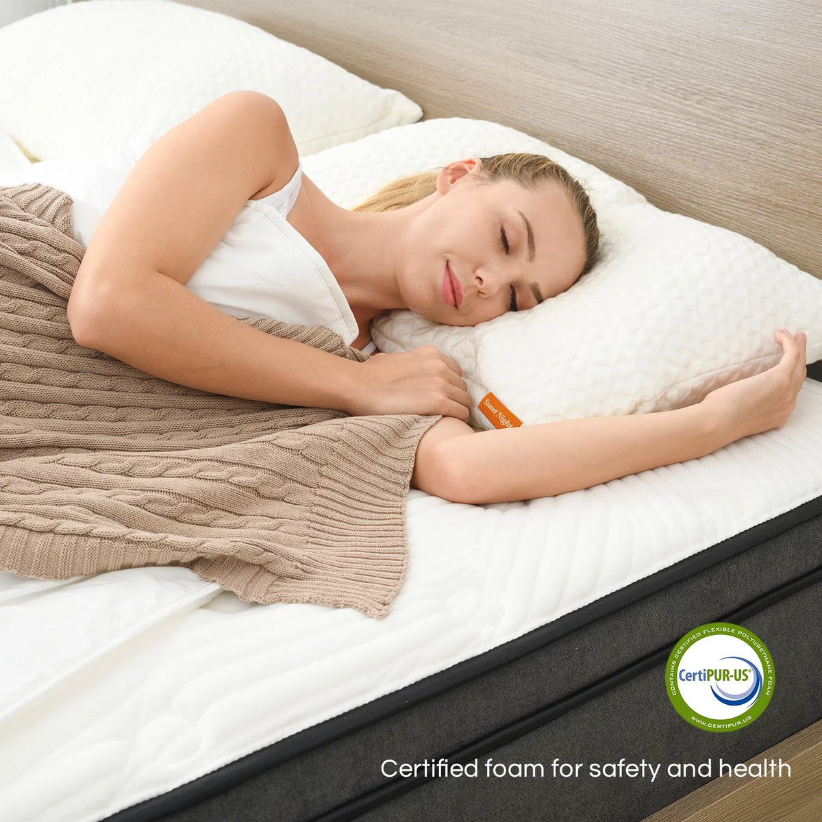 King Size Medium Firm Memory Foam Hybrid Mattress V578541