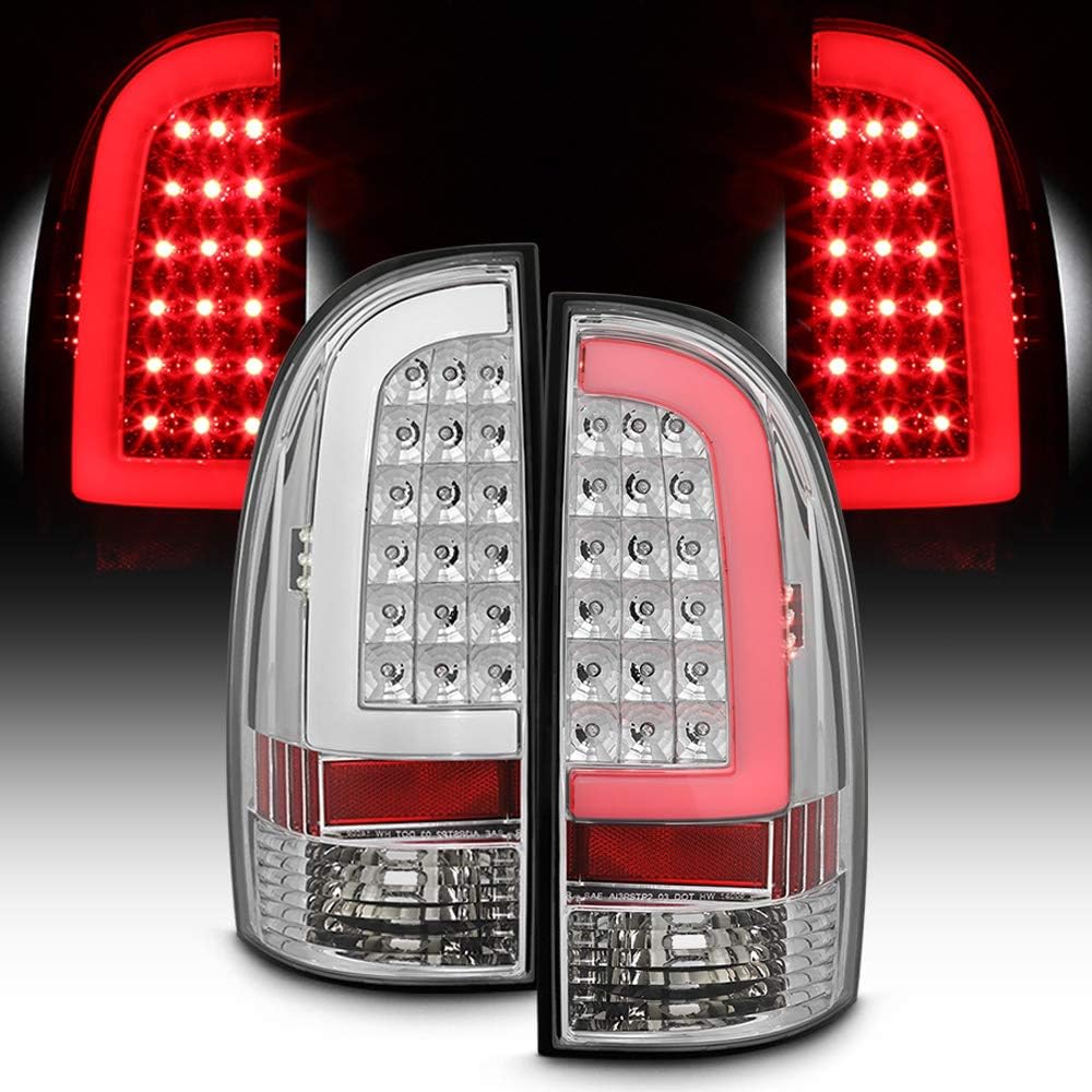 Black Smoked LED Tail Lights Left+Right G60134