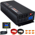 1500 Watt Pure Sine Wave Inverter 12v DC to AC 110v 120v with LCD Display A3679