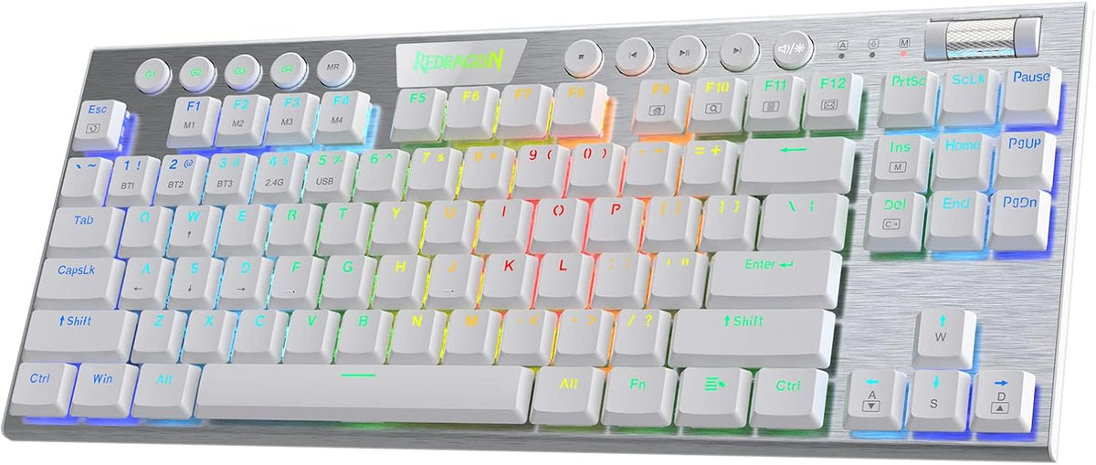 Black Low Profile Wireless RGB Mechanical Keyboard V456079