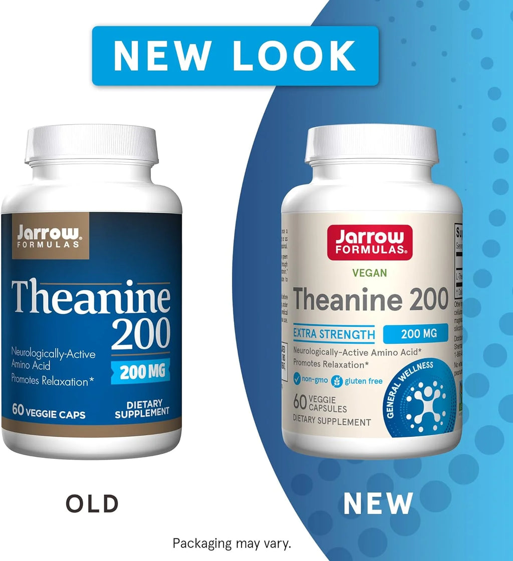 Extra Strength Theanine 200 mg 60 Veggie Capsules R84649