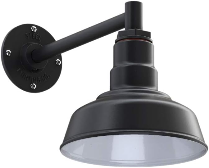 Green 8 inch Dome Outdoor Wall Mounted Barn Light Y686