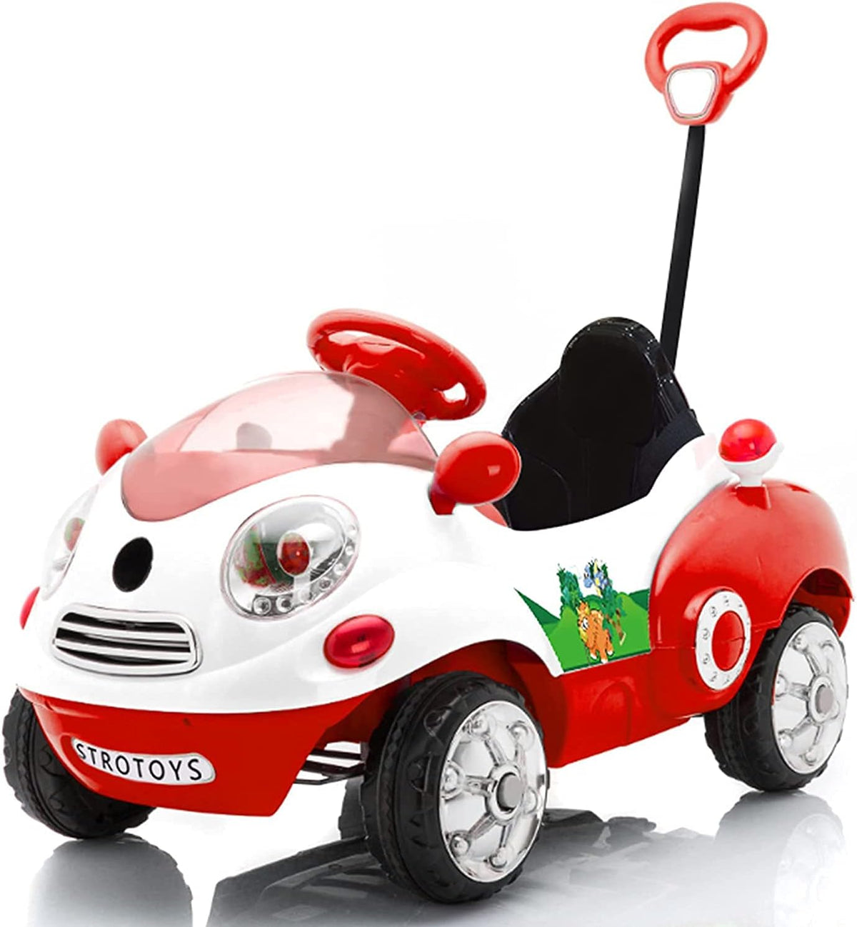 Blue Ride On Push Car for Toddlers with Remote Control L313