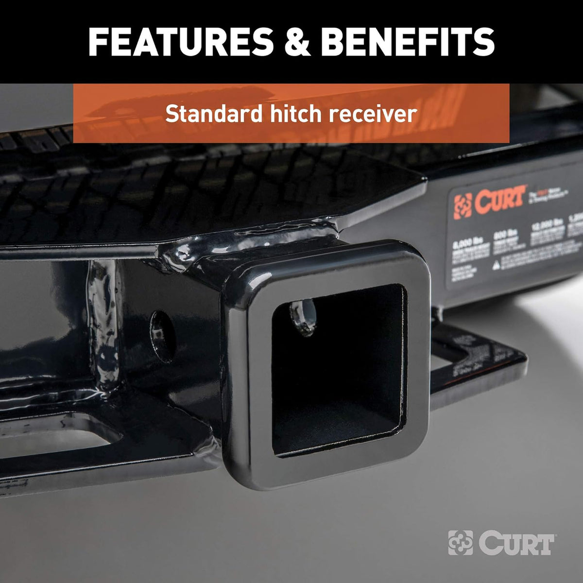 Class 3 Trailer Hitch, 2-Inch Receiver V204