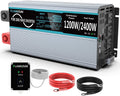 Pure Sine Wave 2000 Watt 12V DC to 110V/120V AC Power Inverter W8480
