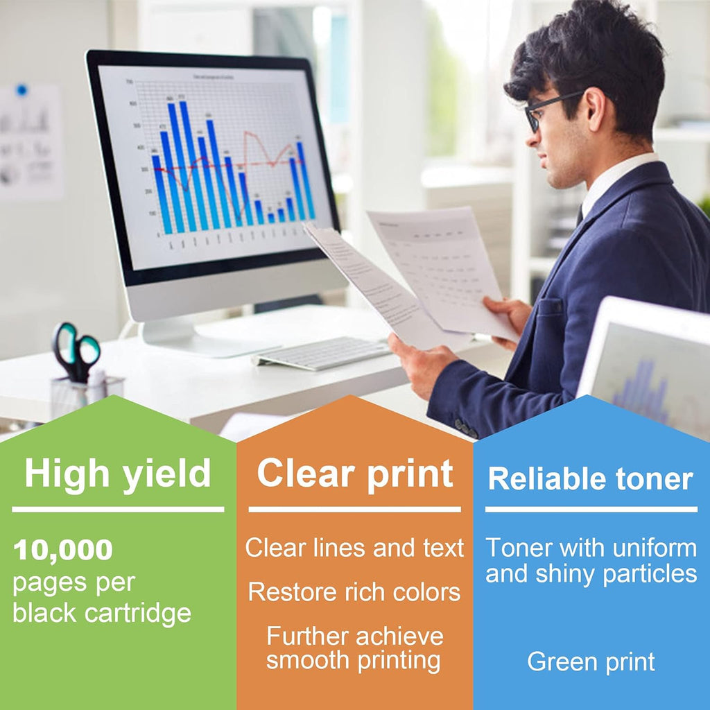 Black 4-Pack Toner Cartridge A386