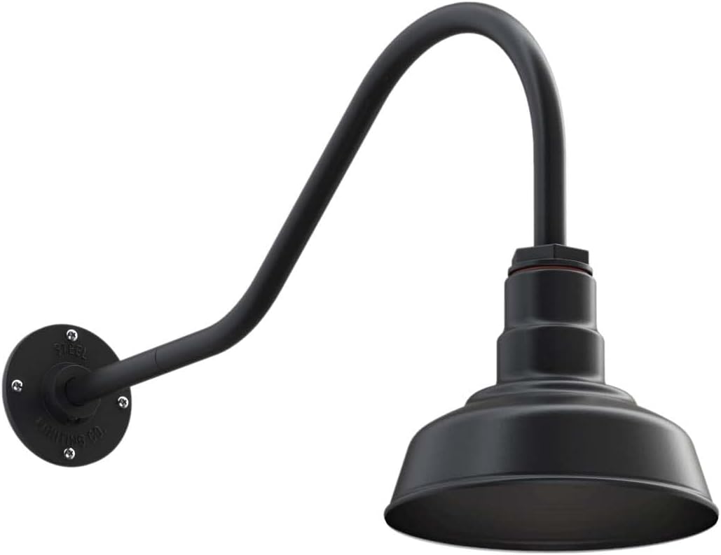 Green 8 inch Dome Outdoor Wall Mounted Barn Light Y686