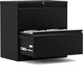 Metal 2 Drawer Locking Lateral Filing Cabinet L2776