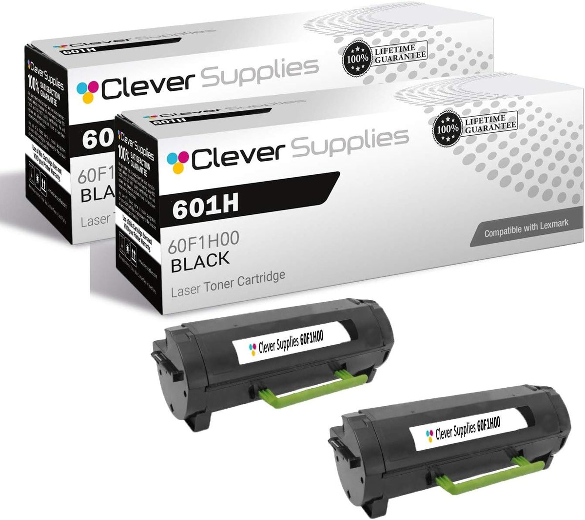 Compatible Black Toner Cartridge 2 Pack G139447