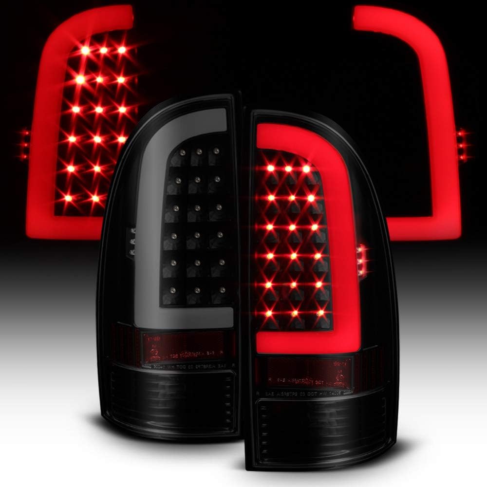 Black Smoked LED Tail Lights Left+Right G60134