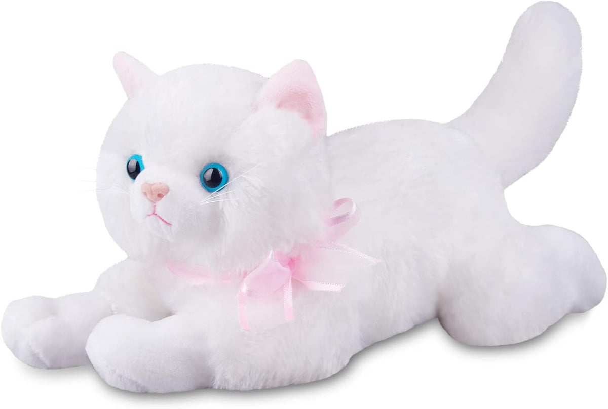 Yellow Stuffed Animal Cat Plush Toy S25695