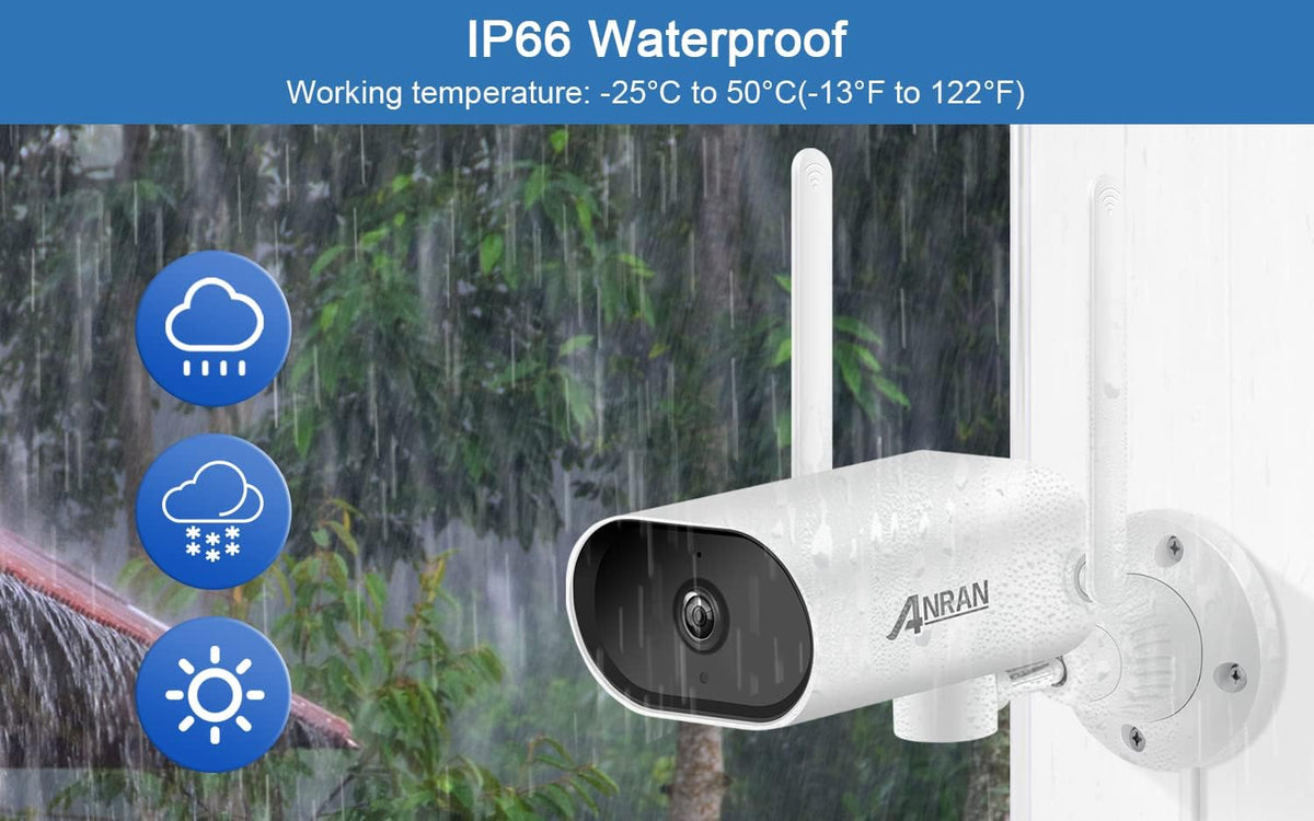 8 Channel 2K NVR 4Pcs 3MP Wireless Security Camera System V771675