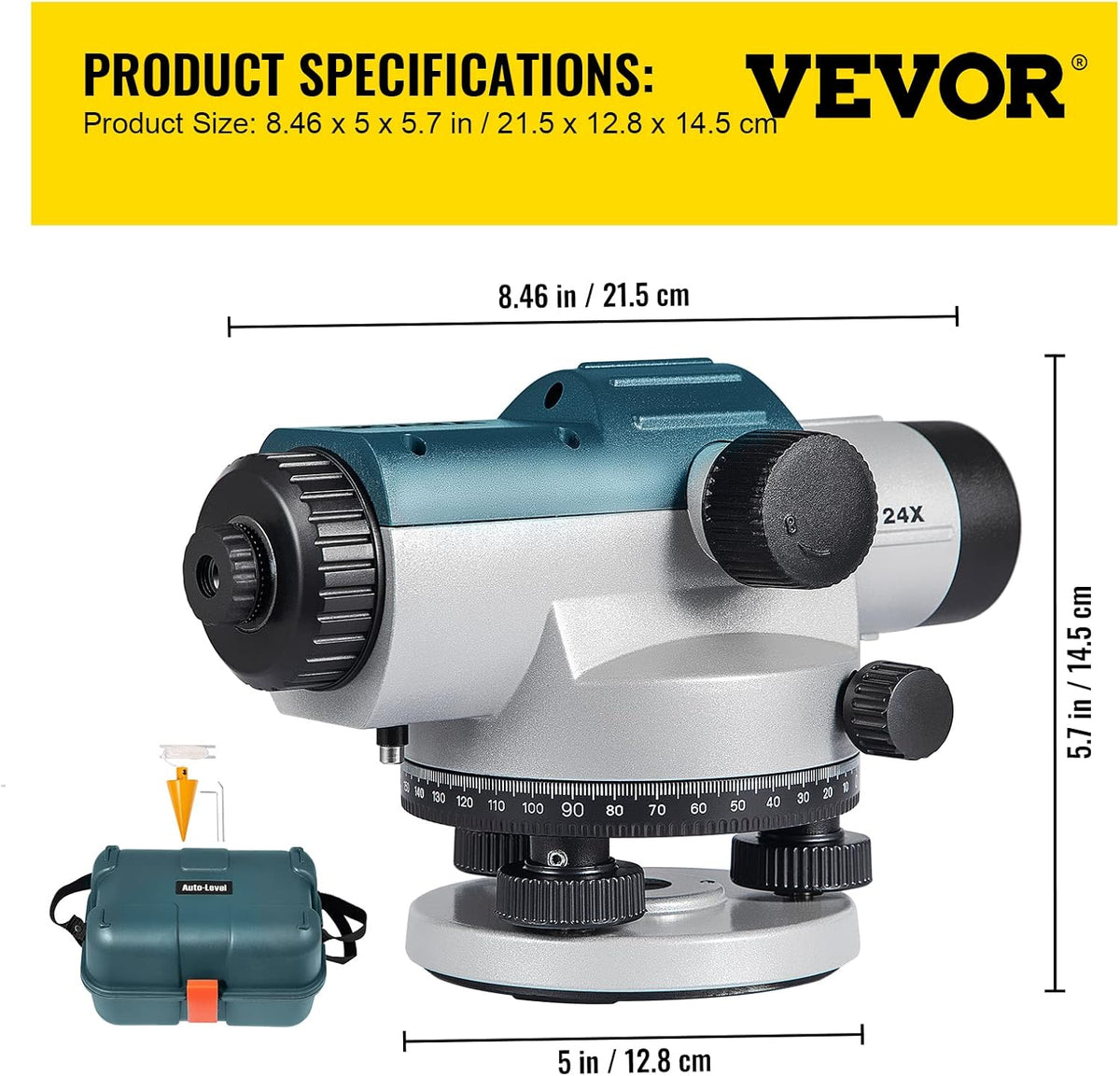 Automatic Optical Level 24X High Precision IP54 Waterproof N50808