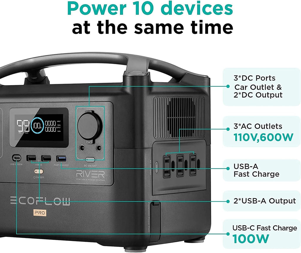 Portable Power Station 720Wh with Extra Battery U29851