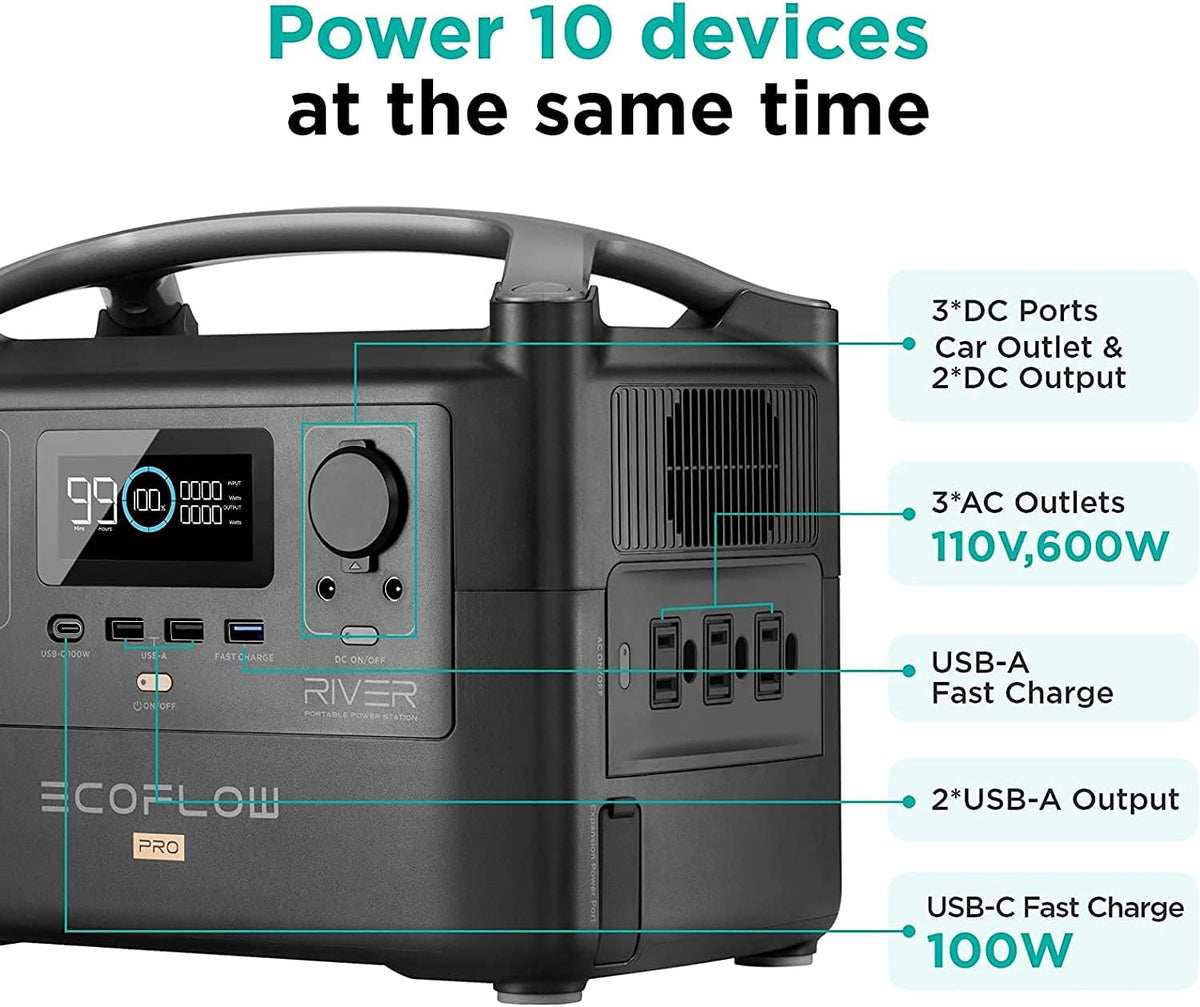 Portable Power Station 720Wh with Extra Battery U29851