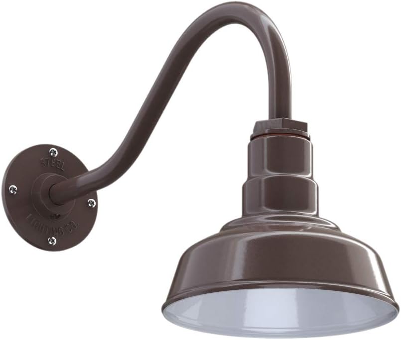 Green 8 inch Dome Outdoor Wall Mounted Barn Light Y686