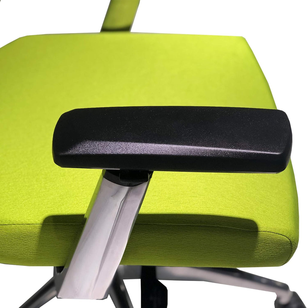 Green and Gray Ergonomic Office Swivel Chair with Padded Seat V556349