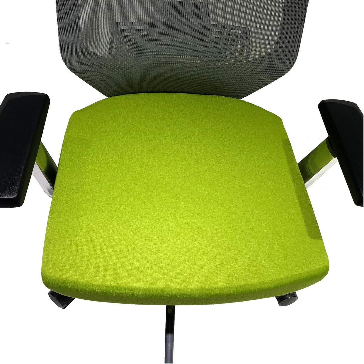 Green and Gray Ergonomic Office Swivel Chair with Padded Seat V556349