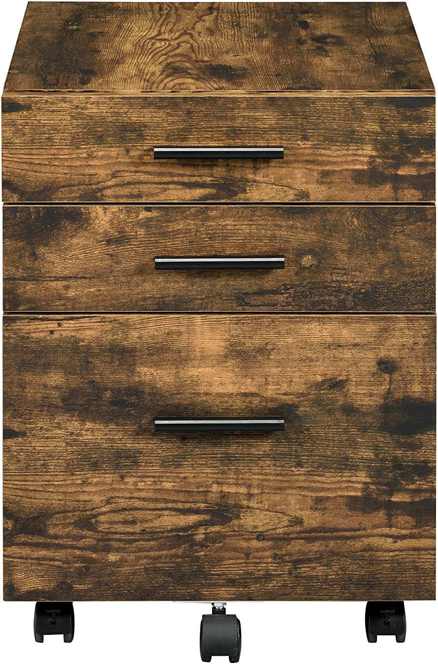 Weathered Oak File Cabinet K593