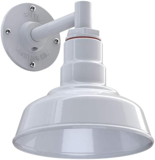 Green 8 inch Dome Outdoor Wall Mounted Barn Light Y686
