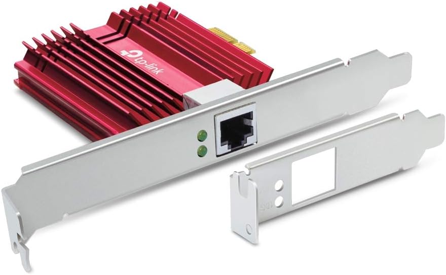 10 Gigabit PCIe Ethernet Network Adapter with CAT6A Cable I902625