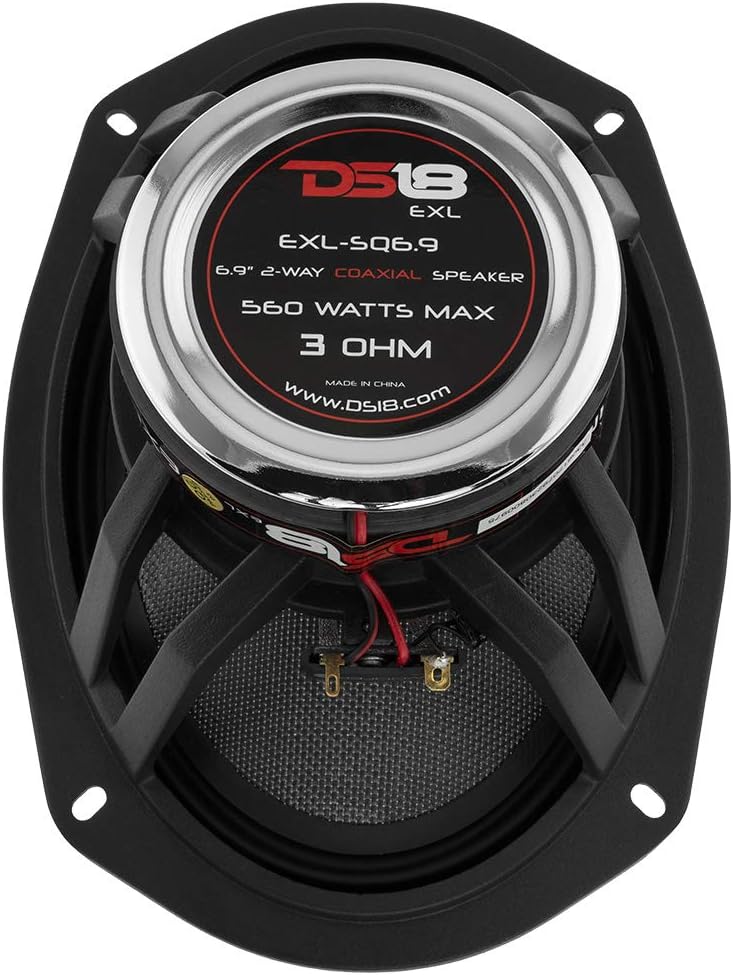6X9 Inch 3-Ohm 2-Way Coaxial Car Speakers Set of 2 I6830