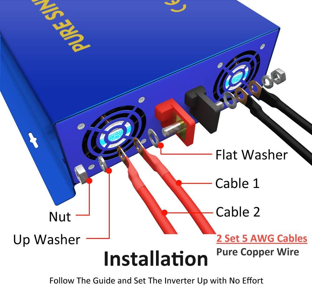 36 Volt 3500W Pure Sine Wave Inverter O653255