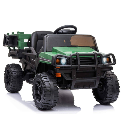 12V Ride-On Truck with Trailer and Remote Control R988