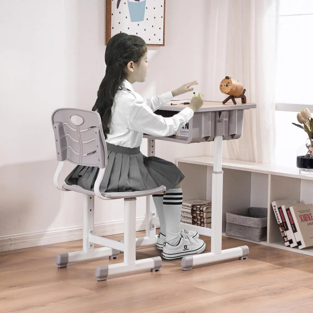 Kids Desk and Chair Set, Height Adjustable P14084