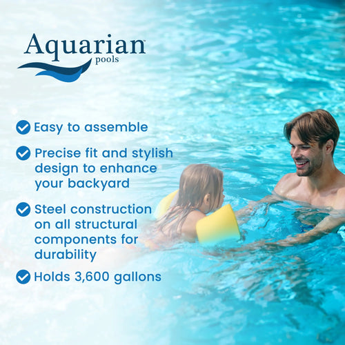 18 Foot by 52 Inch Steel Frame Above Ground Pool M113862