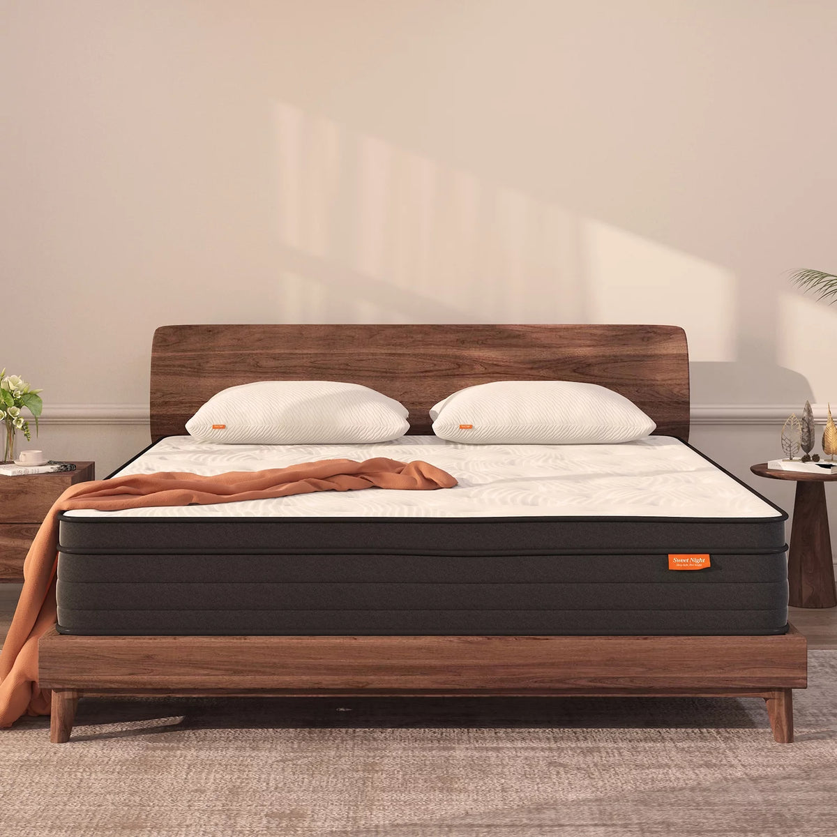 King Size Medium Firm Memory Foam Hybrid Mattress V578541