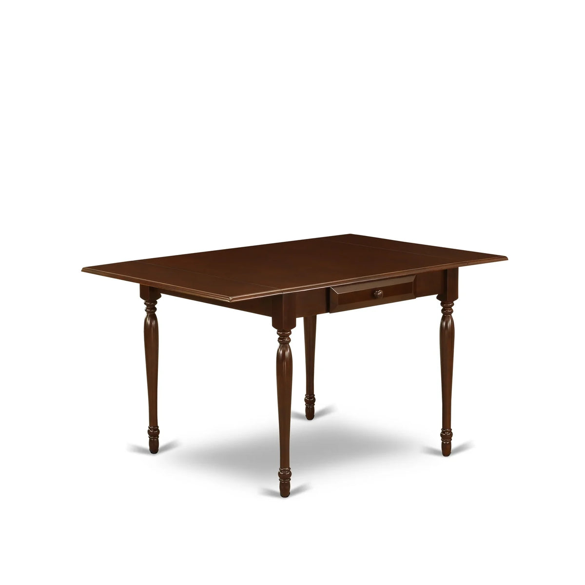 3 Pieces Drop Leaf Real Wood Dining Table Set K39946