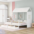 Double Bed Frames with Storage and Rails X685