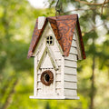 Hanging Distressed Wooden Birdhouse C2481