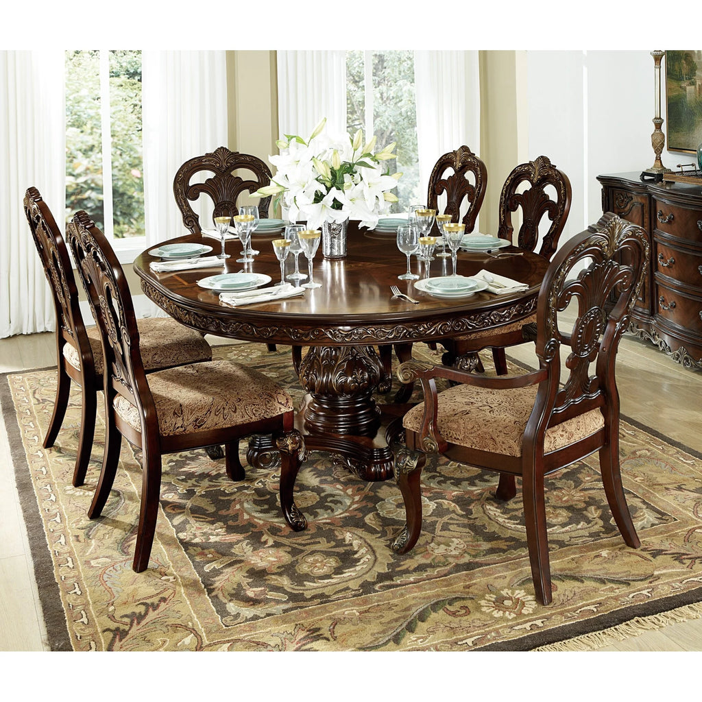 2pc Fabric Upholstered Side Chairs R1248
