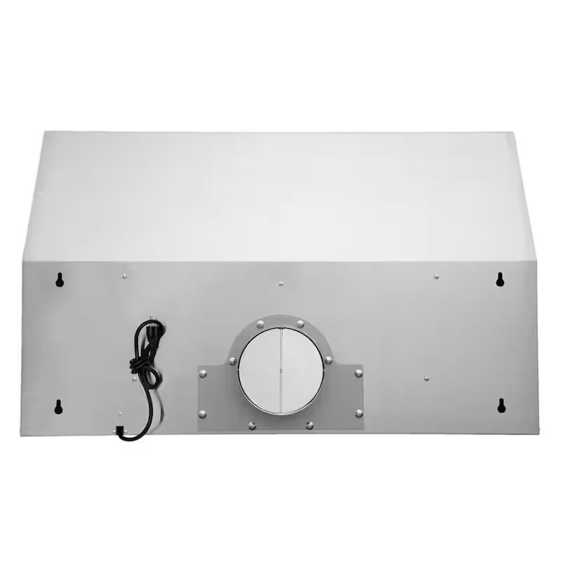 36 in. 500 CFM Ducted Under Cabinet Range Hood with Digital Touch Display and LED Lights in Stainless Steel B81846