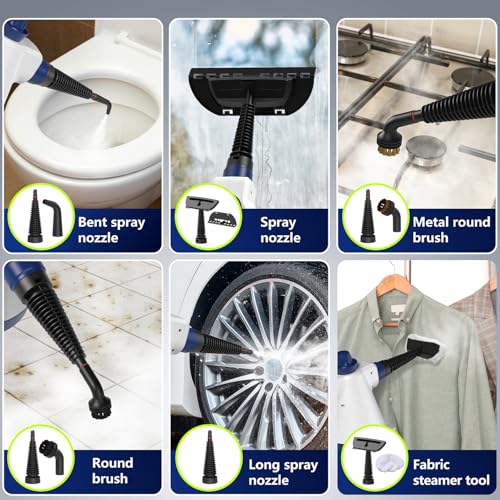 Pressurized Handheld Steam Cleaner with 12pcs Accessories Y719691