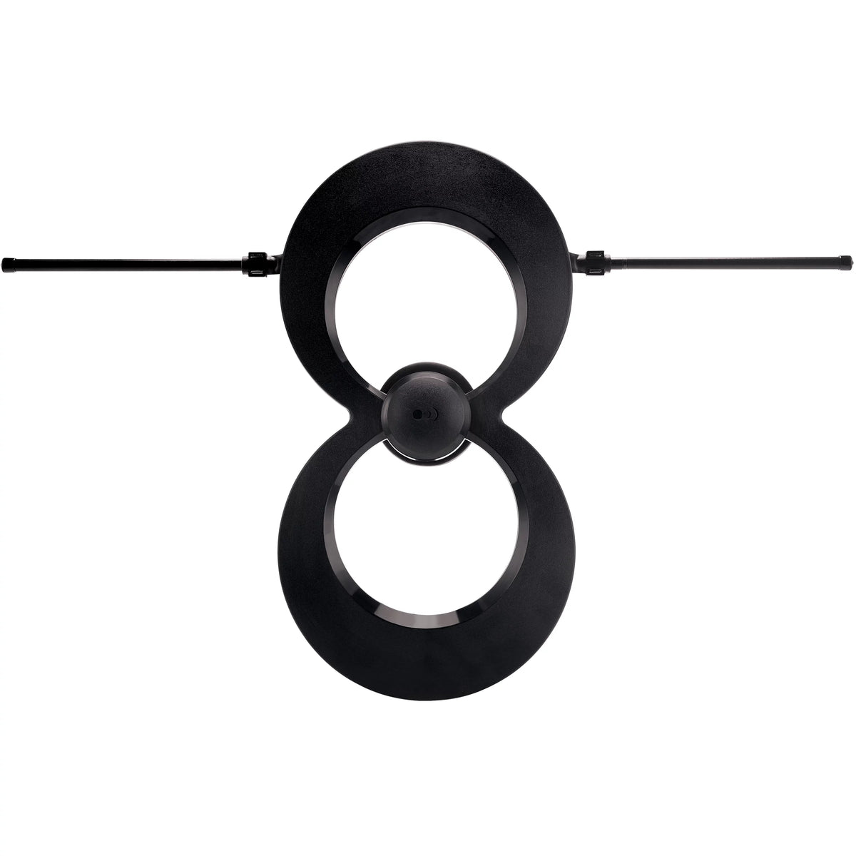 Indoor Outdoor HDTV Antenna, UHF VHF, Multi-Directional, 60+ Mile Range, Black I15346