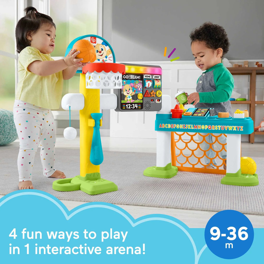 4-in-1 Sports Activity Center Toddler Learning Toy I844980