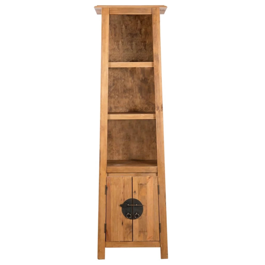 Freestanding Recycled Pinewood Bathroom Cabinet with Shelves K746