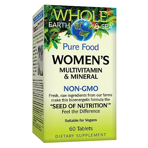 Women's Multivitamin & Mineral Whole Food Supplement Vegan 60 tablets D8720
