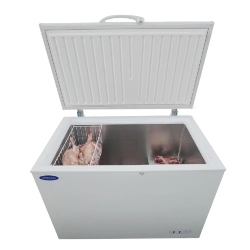 9.9 Cu.ft White Steel Chest Freezer F174