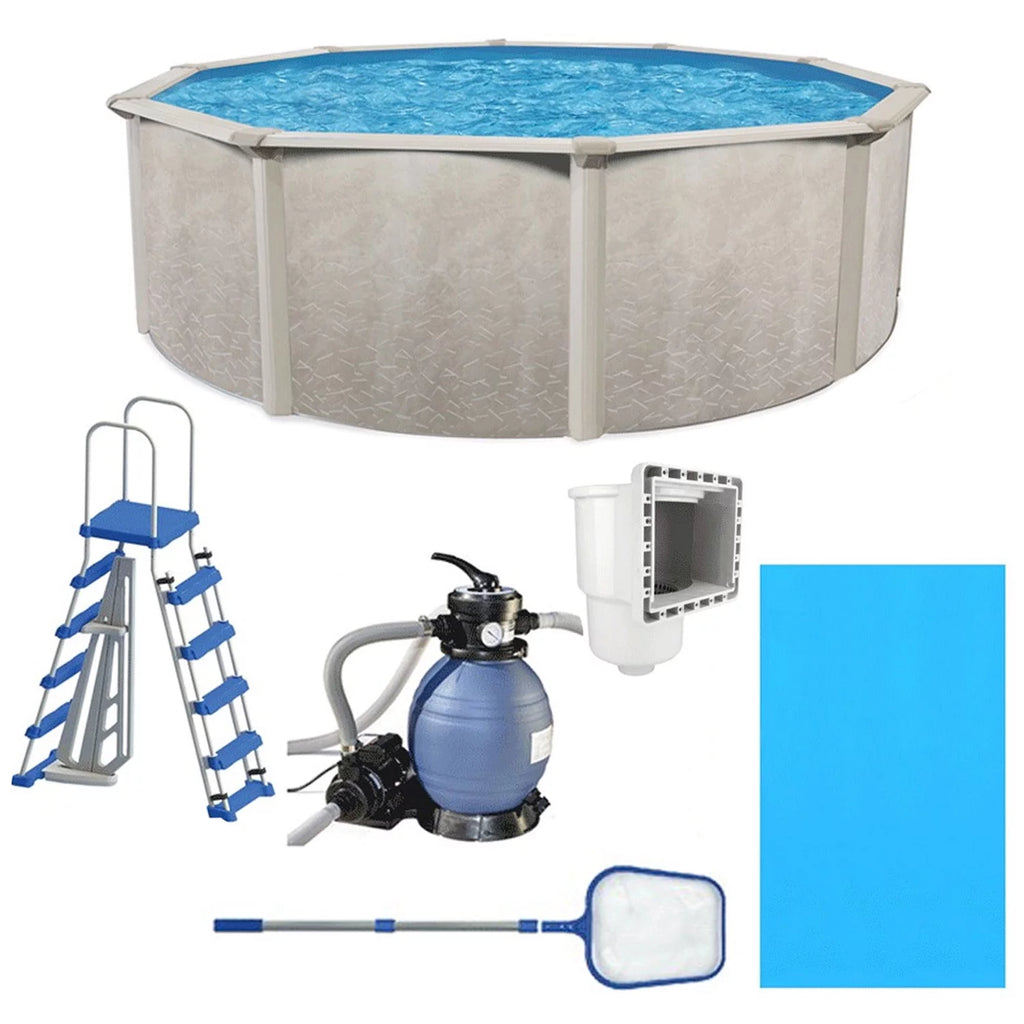 18 Foot by 52 Inch Steel Frame Above Ground Pool M113862